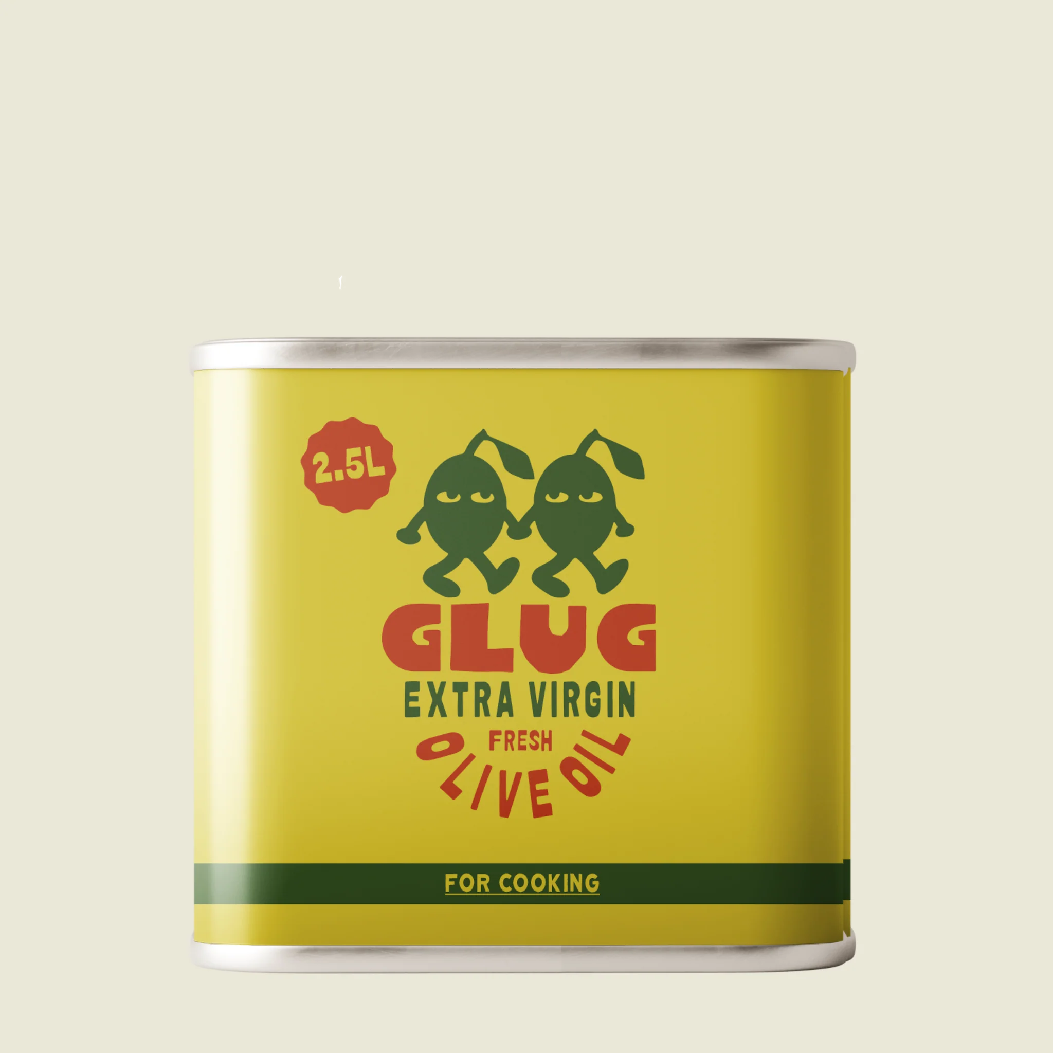 Glug Extra Virgin Olive Oil for Cooking 2.5L Tin